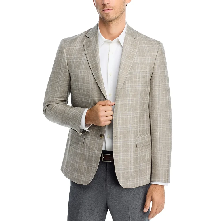 Plaid Regular Fit Sport Coat - Exclusive