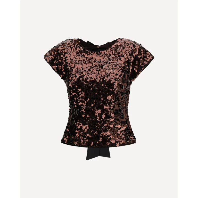 GANNI Sequins Top Female 38