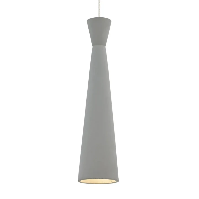 Satin Nickel One Light Pendant from the Windsor Collection