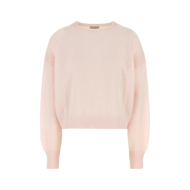 Le Kasha Pastel Pink Cashmere Modena Sweater Nude Exterior: Organic Maglie - Women