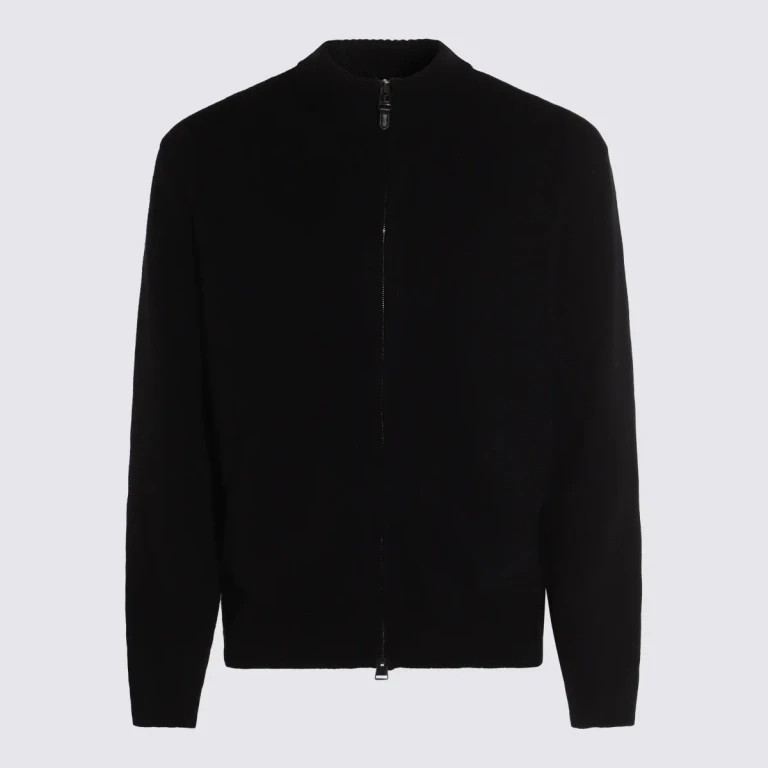 Prenda de punto de lana negra Fabiana Filippi