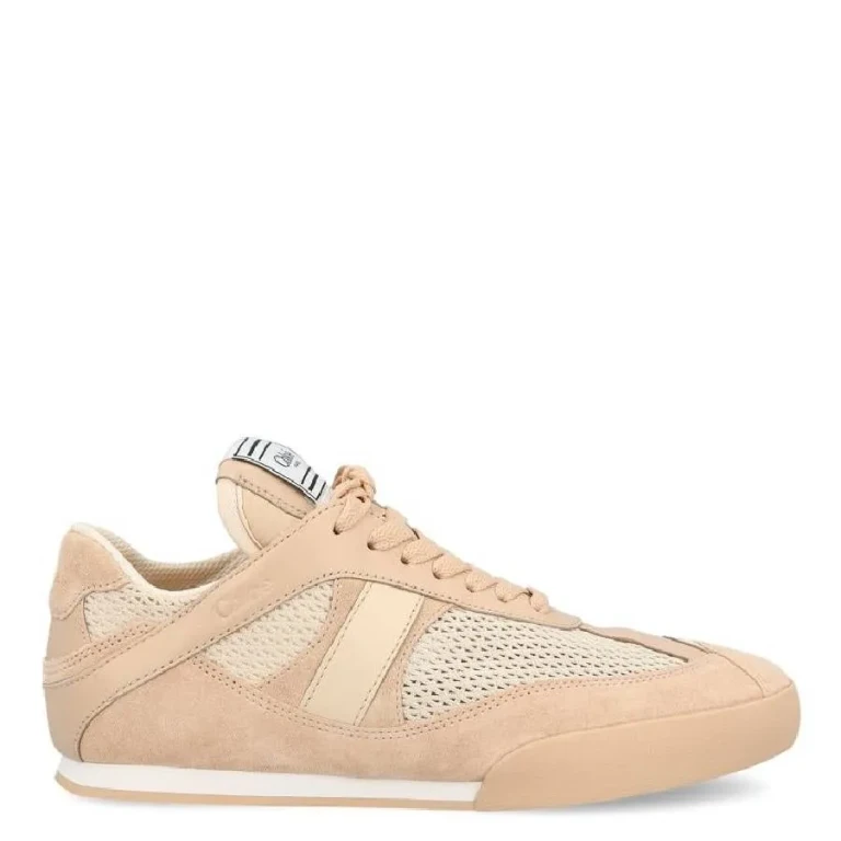 Chloe Kick Mesh Low-Top Sneakers