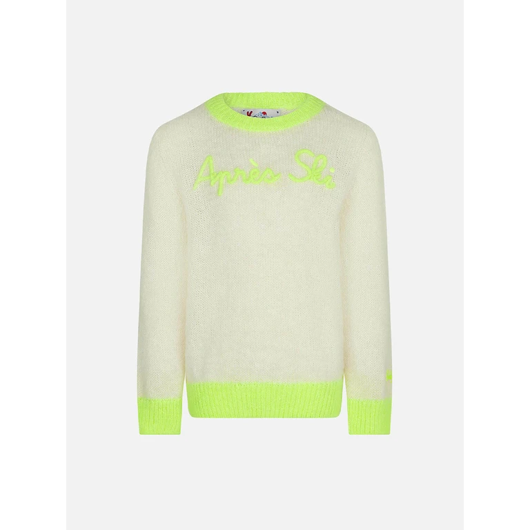 Mc2 Saint Barth Douglas Soft White Crewneck Sweater
