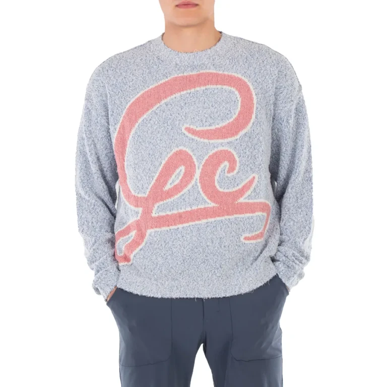 GCDS Boucle Logo Knit Sweater