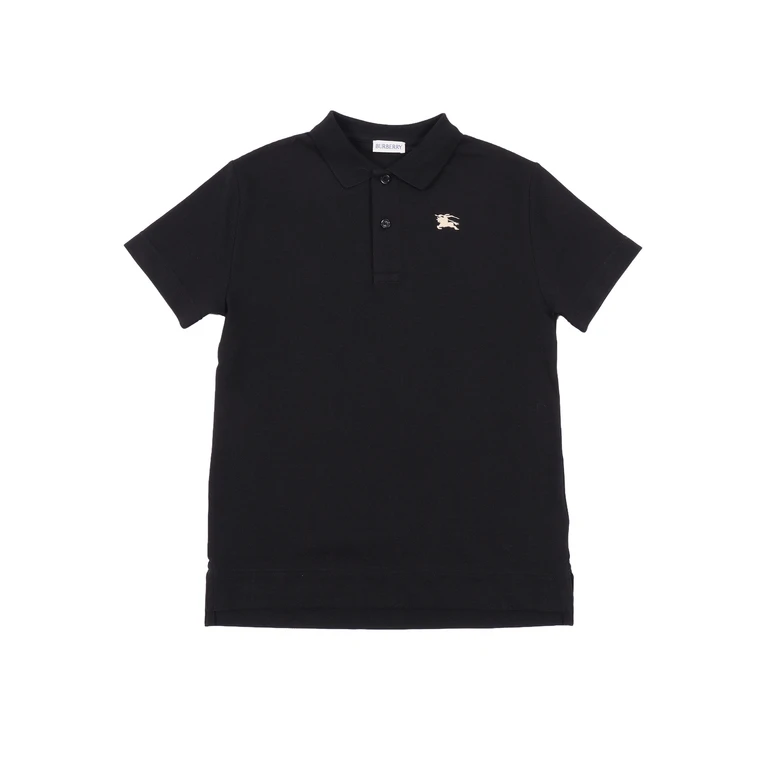 Burberry KID BOY POLO SHIRTS Black Cotton