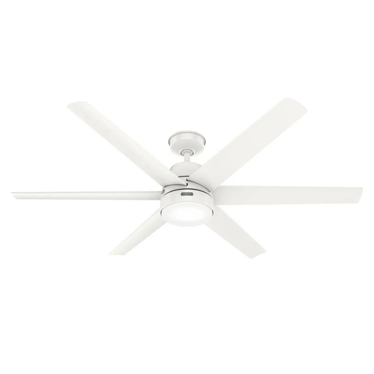 Fresh White 60"Ceiling Fan from the Skysail Collection