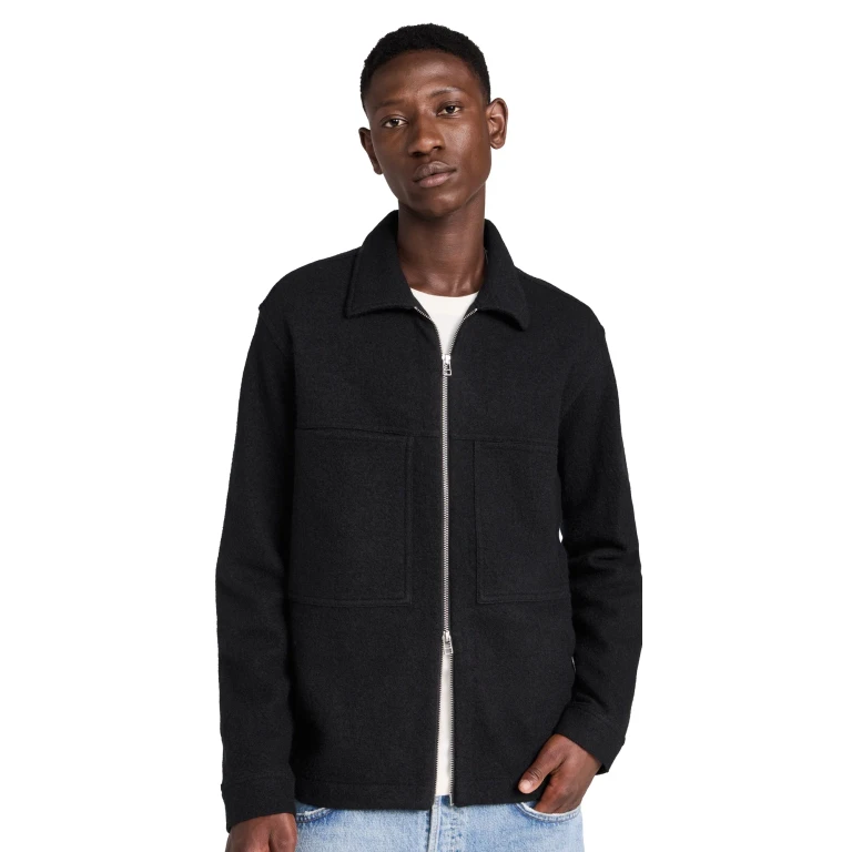 NN07 Isak Overshirt Black S