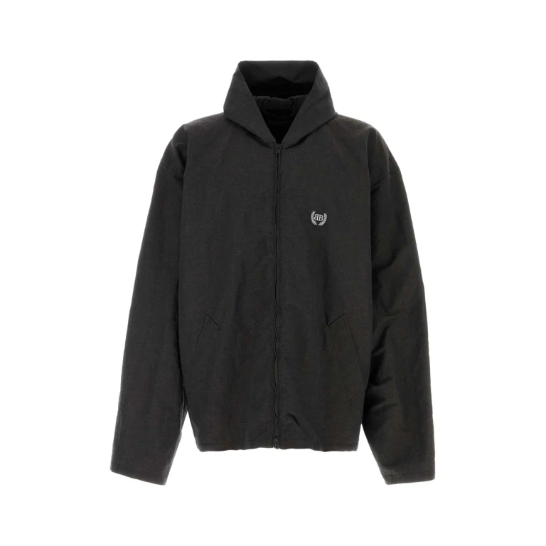 Balenciaga Coats Black