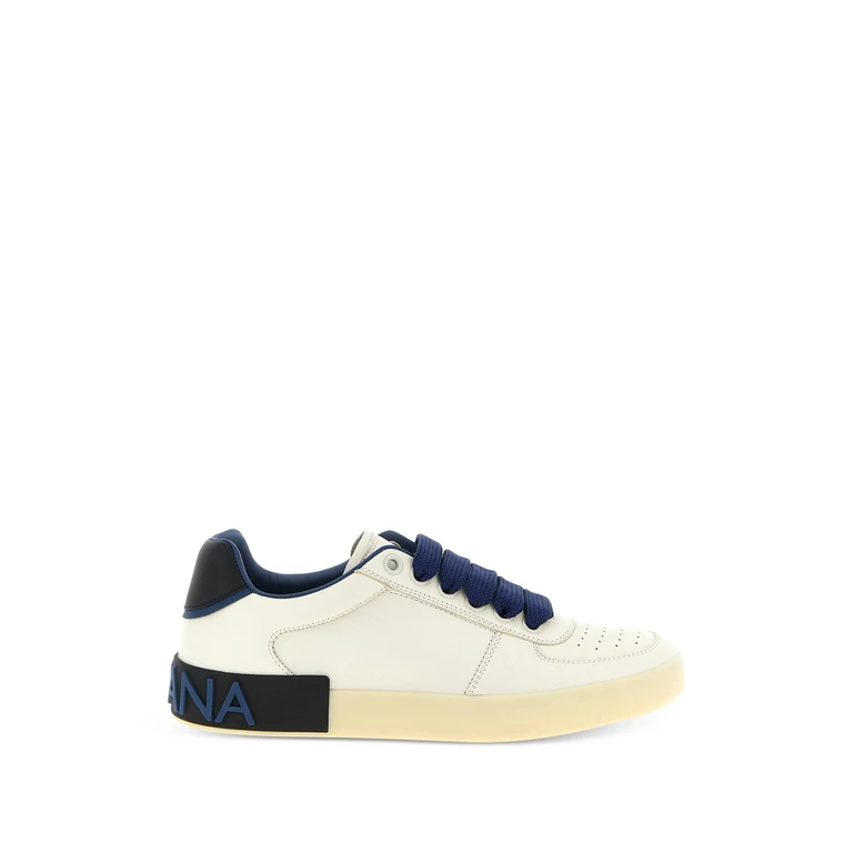 Dolce & Gabbana Sneaker Bassa White Leather Calzature - Men