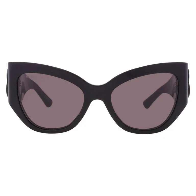 Balenciaga Grey Butterfly Ladies Sunglasses BB0322S 001 57