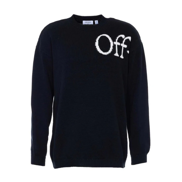 Sweat-shirt à col rond Off-White - Noir