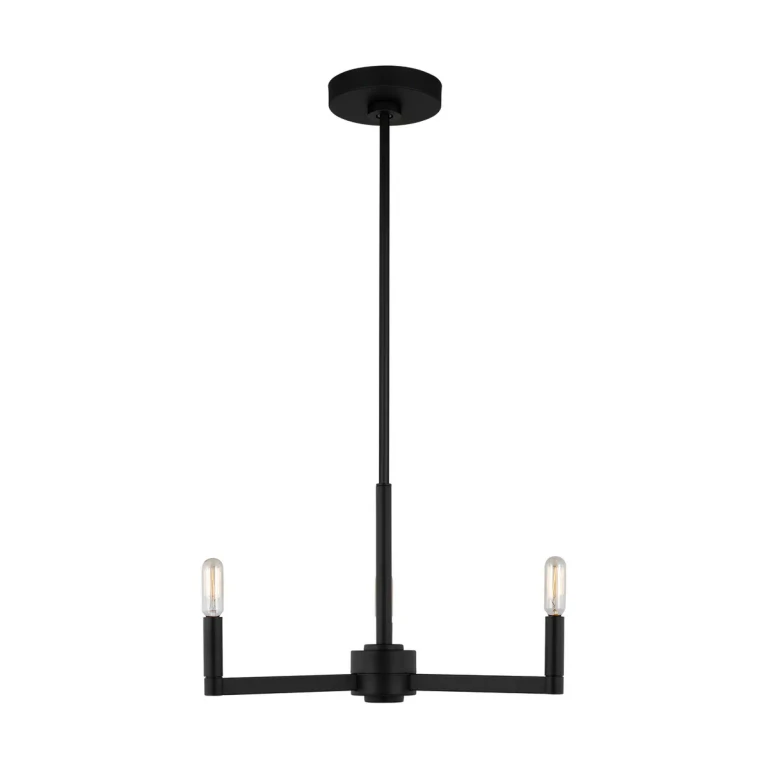 Midnight Black LED Chandelier from the Fullton Collection