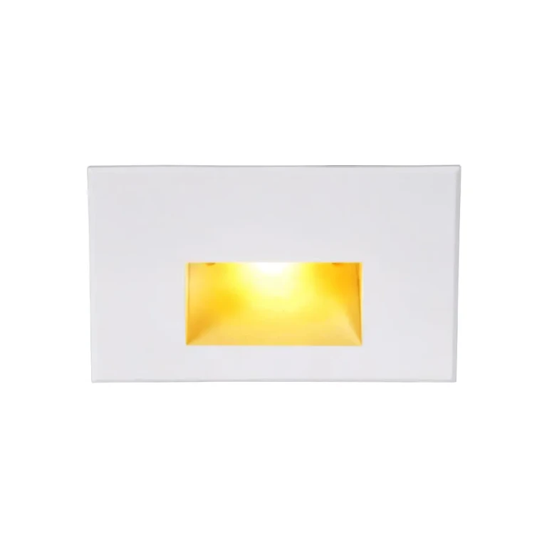 WAC Lighting 120V LEDme 1-Light Horizontal Step and Wall Light in White - WL-LED100-AM-WT