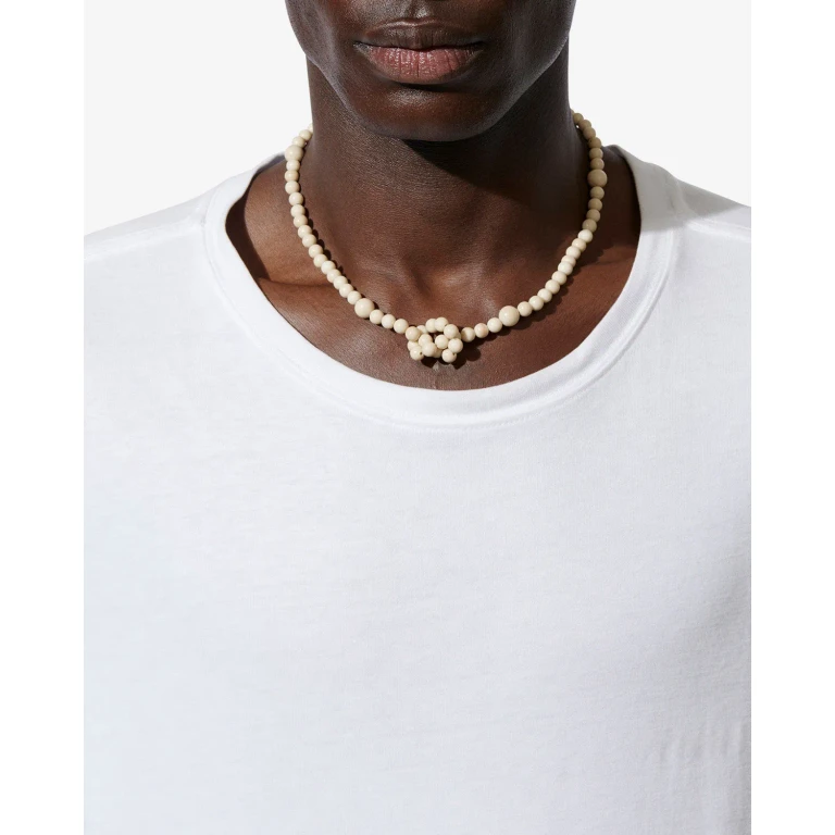 Collier Noah - Homme - Écru-argenté - Isabel Marant