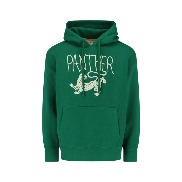 Valentino Sweaters Green Cotton - Men
