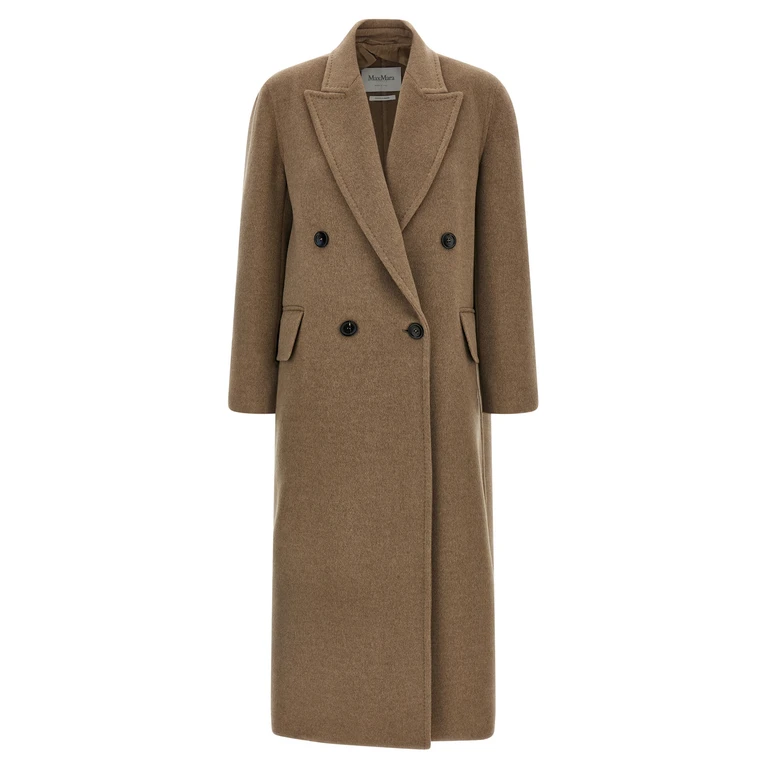 Max Mara Beige Cashmere Coat Clothing - Women