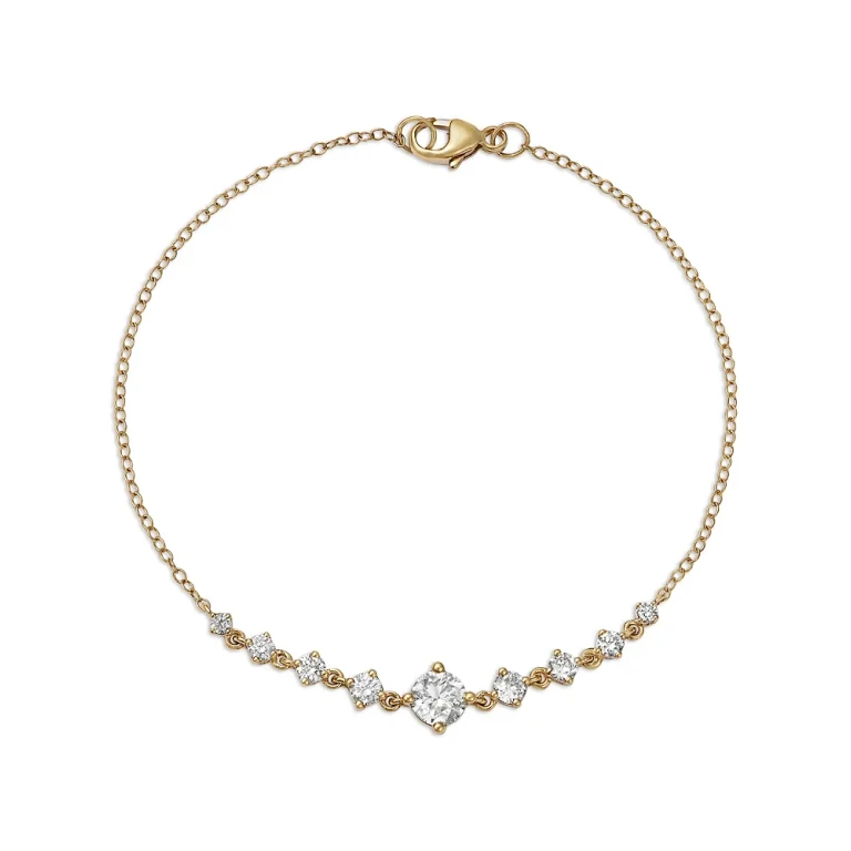 Luxe Collection Certified Lab Grown Diamond Bracelet in 14K Gold, 1.0 tcw