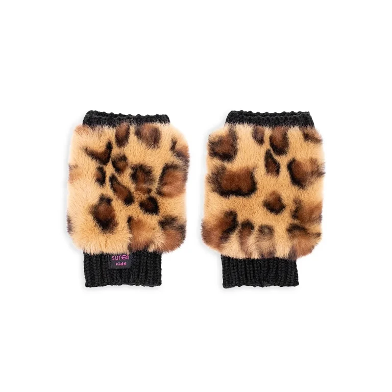 Girls' Fingerless Texting Mittens - Big Kid