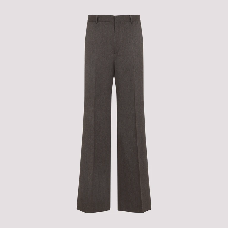 Celine Ethan Pants Brown Wool - Men