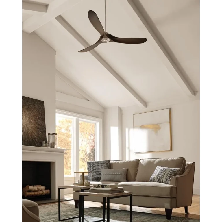 Maverick Indoor/Outdoor 60" Ceiling Fan in Brushed Steel