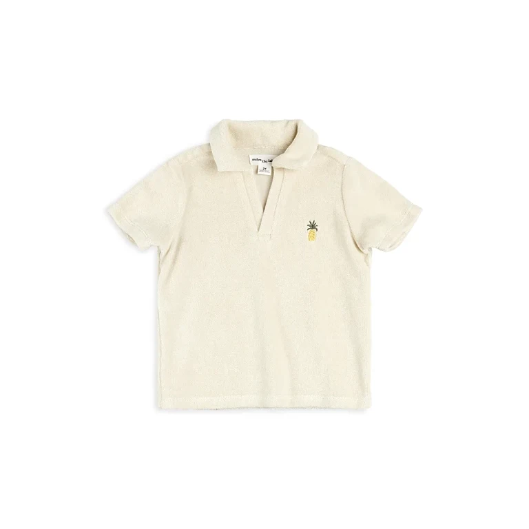 Miles The Label Boys' Birch Terry Polo - Little Kid
