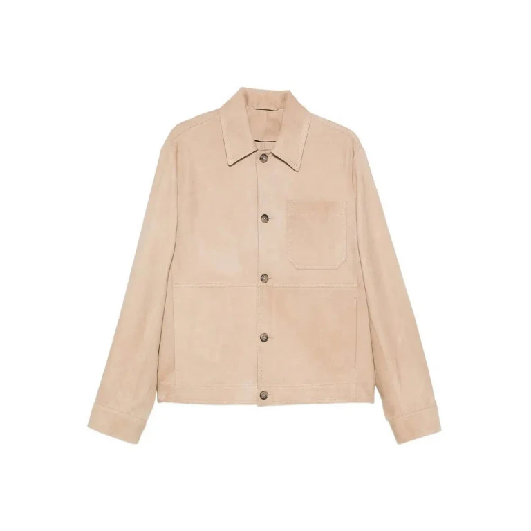 Altea Blouson En Cuir - Beige