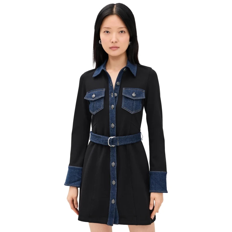 Cinq à Sept Aliza Dress Black/Fontaine 6