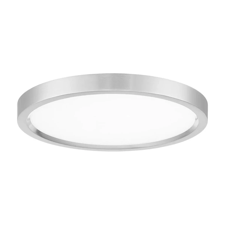Brushed Nickel LED Flush Mount