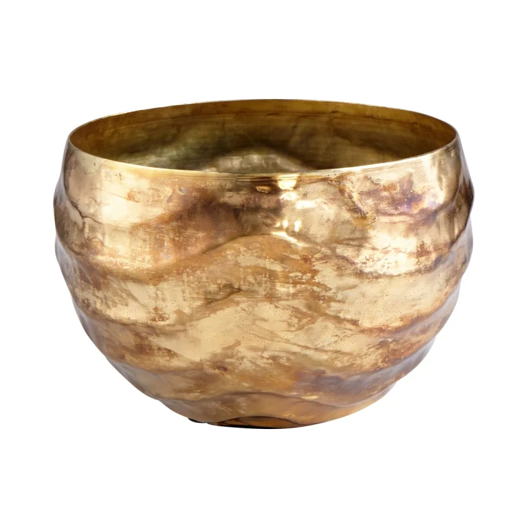Medium Lexham Vase in Gold