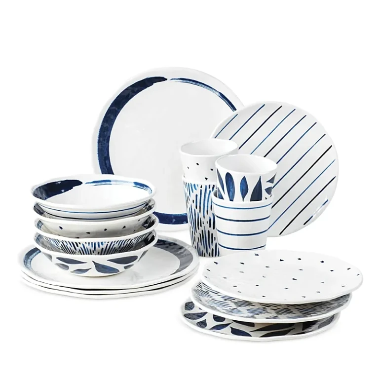Lenox Blue Bay Melamine 16 Piece Dinnerware Set