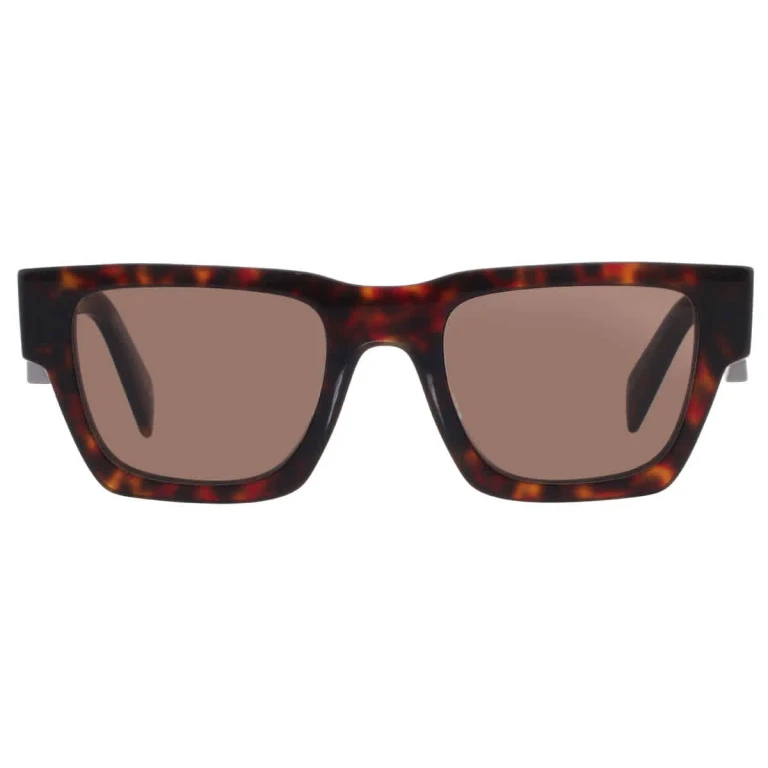 Prada Brown Square Mens Sunglasses PR A06S 17N06B 50