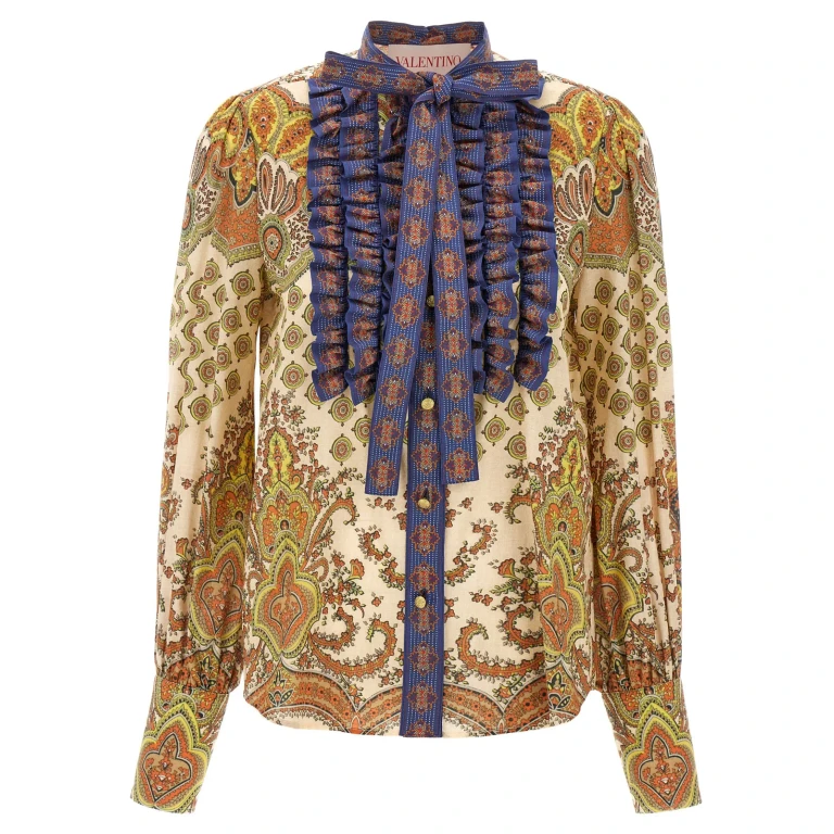 Valentino Printed Muslin Shirt