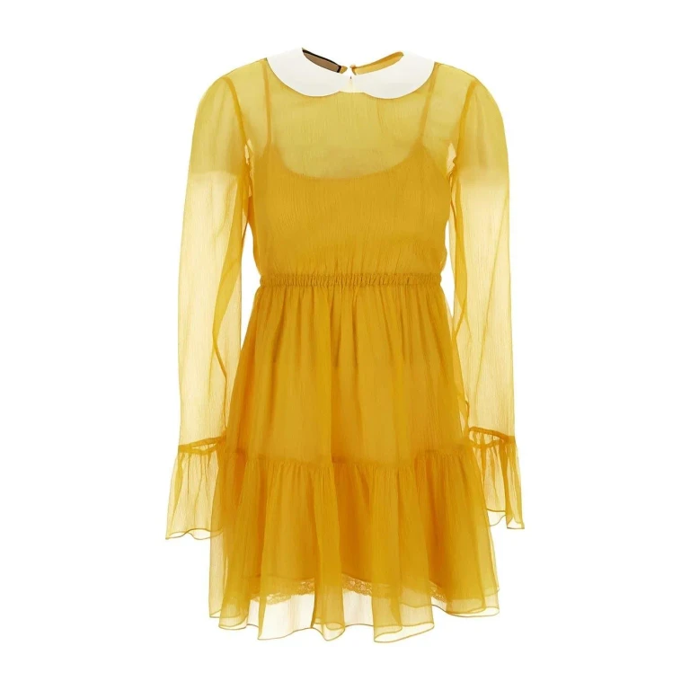 구찌 실크 시폰 드레스