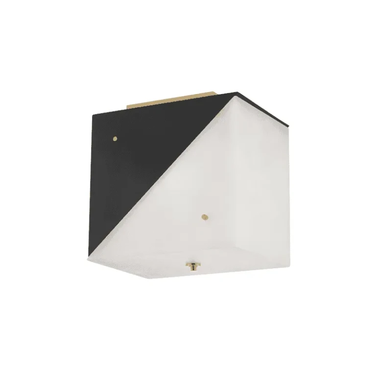 Hudson Valley Ratio 3-Light Ceiling Light in Aged Brass