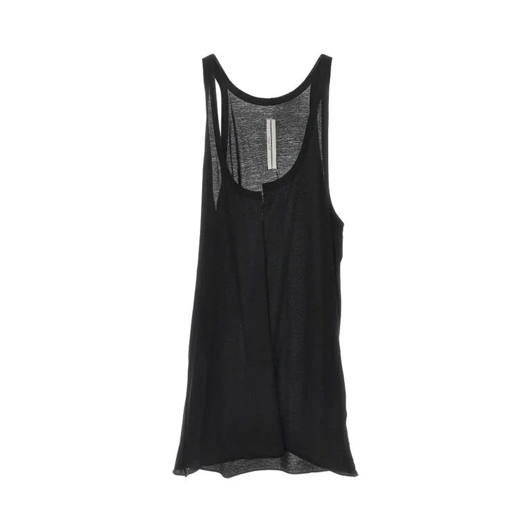 RICK OWENS Jersey open tank top Man S