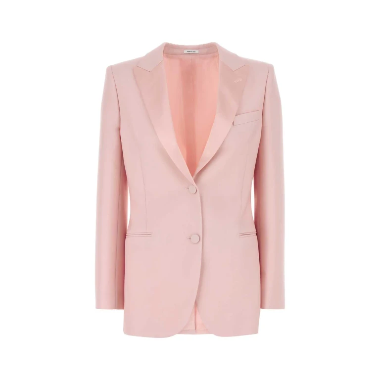 Alexander McQueen Pink Wool Blend Blazer