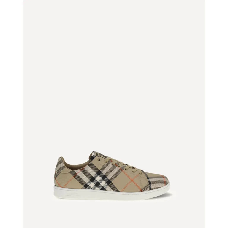 BURBERRY Set Check Sneakers Male 41.5