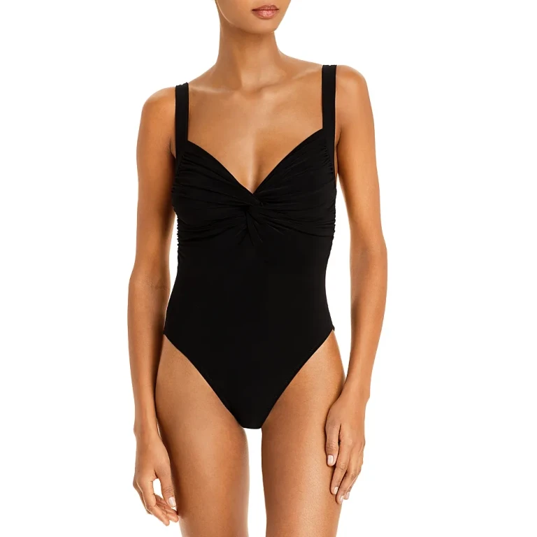 Norma Kamali Twisted One Piece Swimsuit