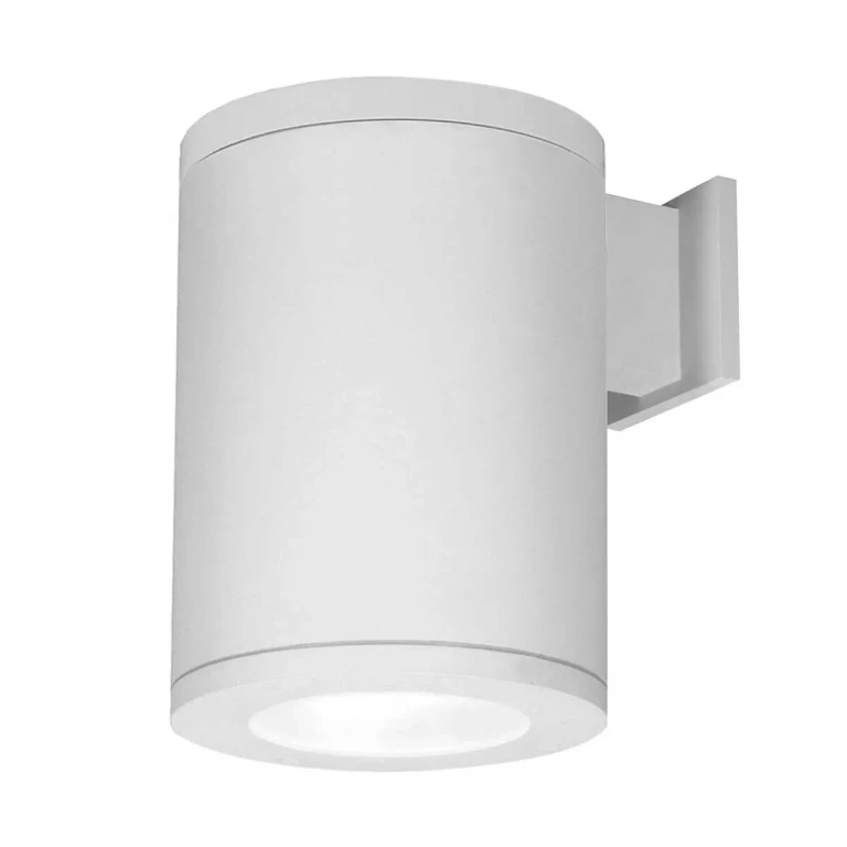 WAC Lighting Tube 8" LED Wall Light Toward Wall Beam 3K 90CRI in White - DS-WS08-F930B-WT