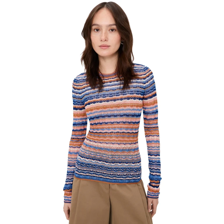 Ulla Johnson Lunaire Knit Top Sunset L