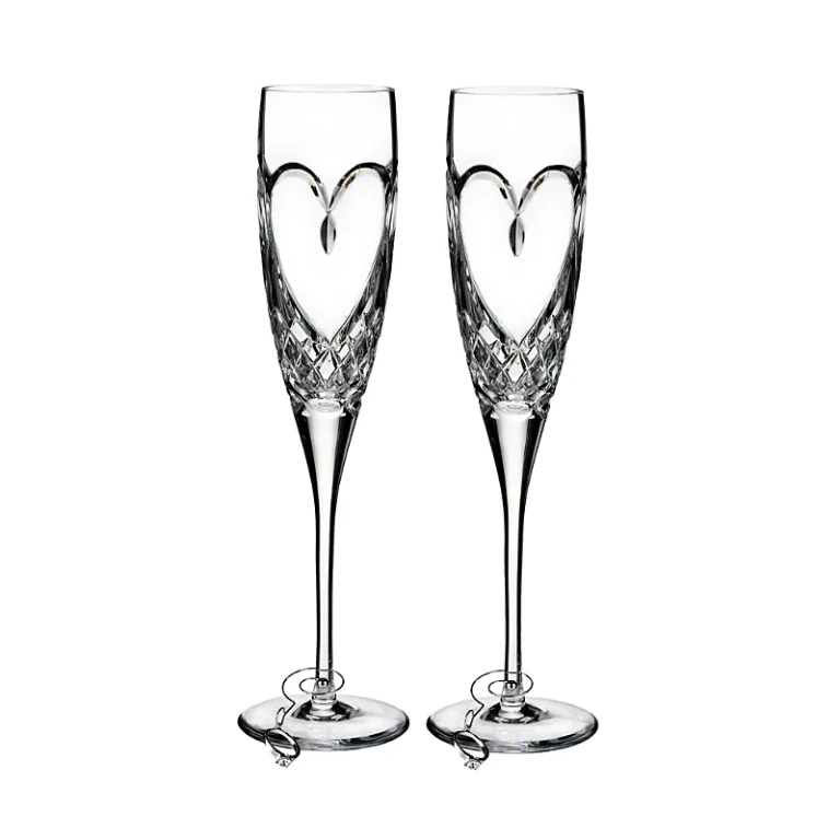 Waterford Love True Love Champagne Flutes, Set of 2