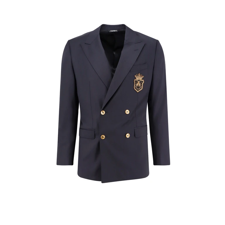 Dolce & Gabbana Clothing Blue Lana Vergine Elastan - Men