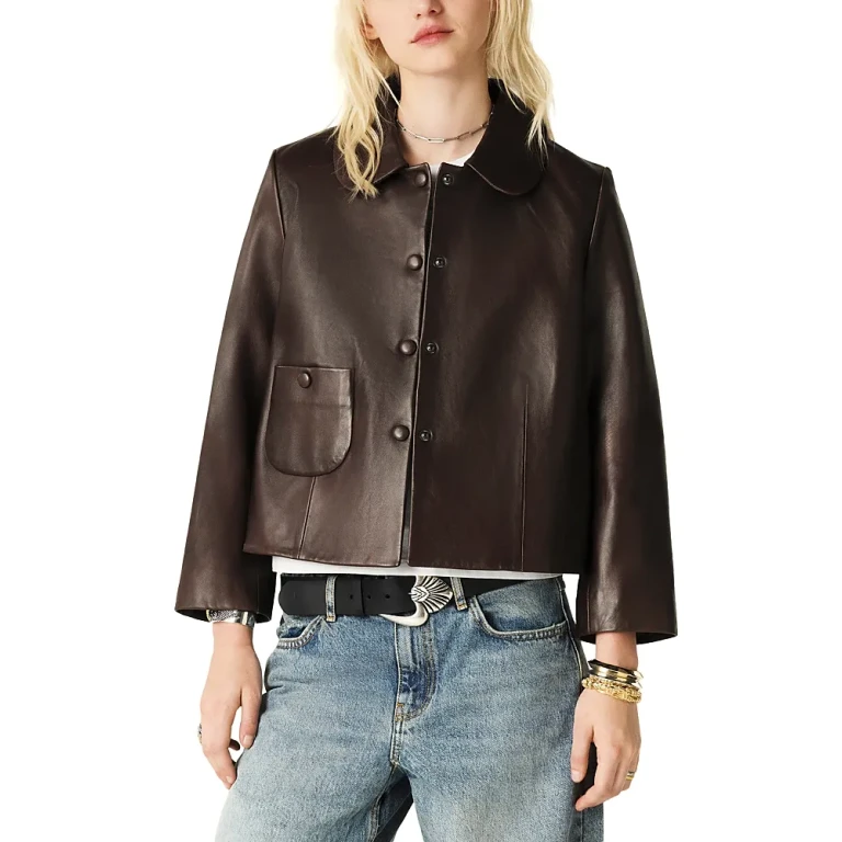 ba & sh Milos Leather Jacket
