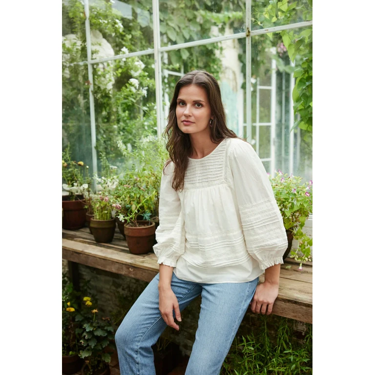 Dawn Blouse in Off White