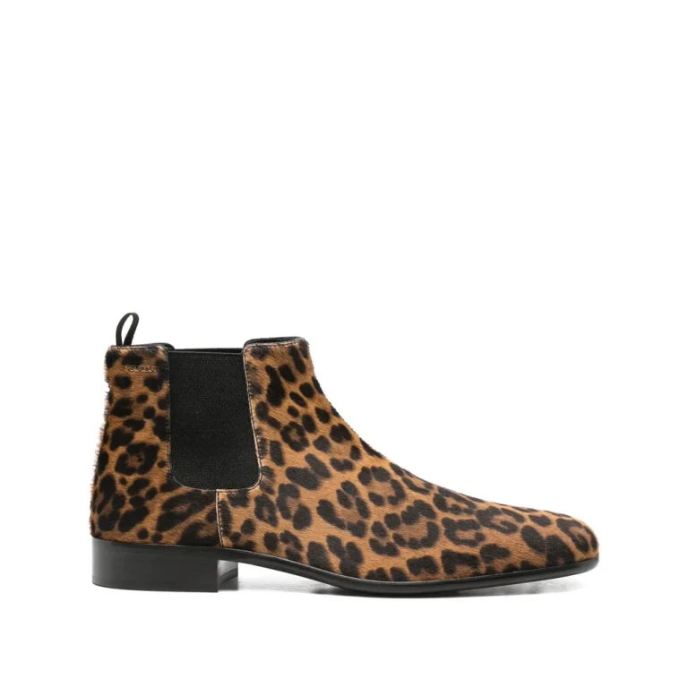 Prada Printed Chelsea Boots