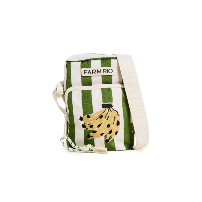 FARM Rio Stripe Banana Crossbody Pouch Multi One Size
