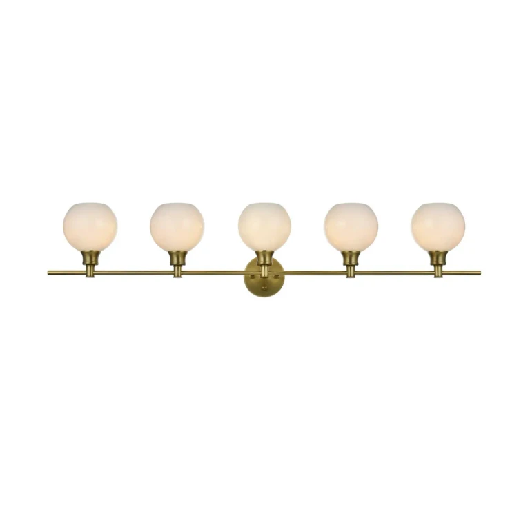 Satin Gold Wall Sconce from the Collier Collection