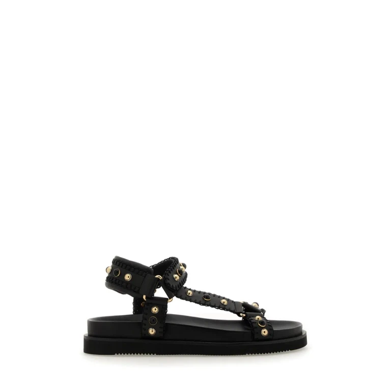 Alexander McQueen Riemchensandalen aus Leder