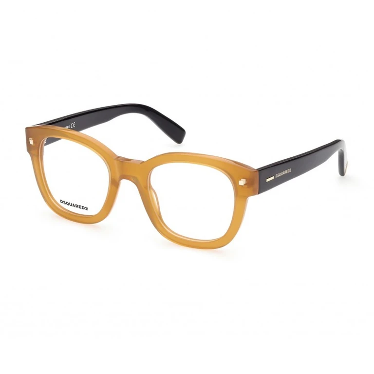 Dsquared2 DQ5336 Beige Celluloid Occhiali Vista - Unisex