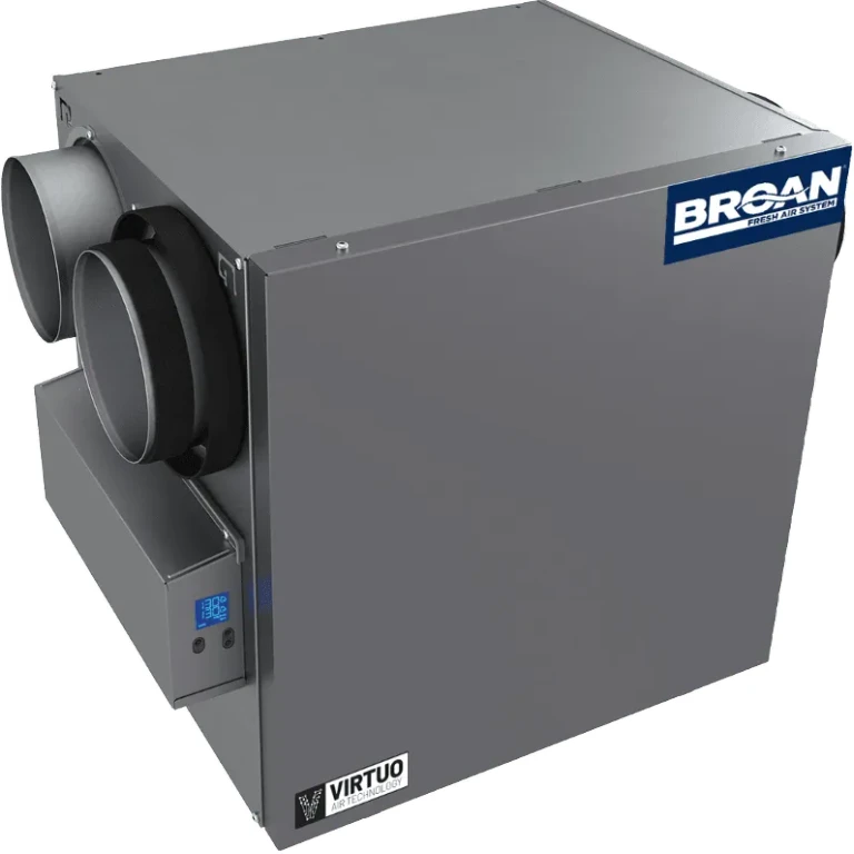 Broan B160E75R AI Series 160 CFM Energy Recovery Ventilator - Side Ports